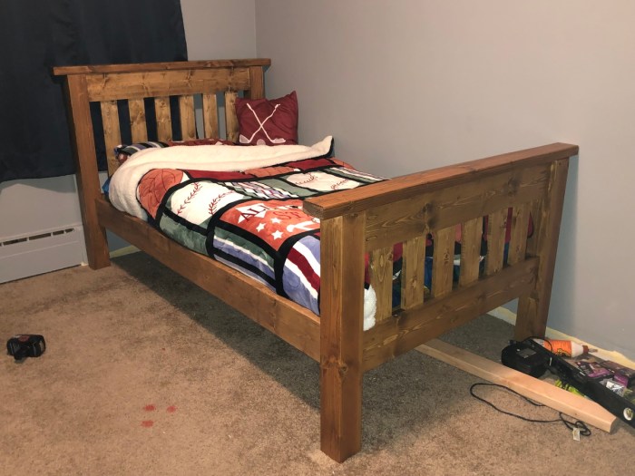 Diy twin bed