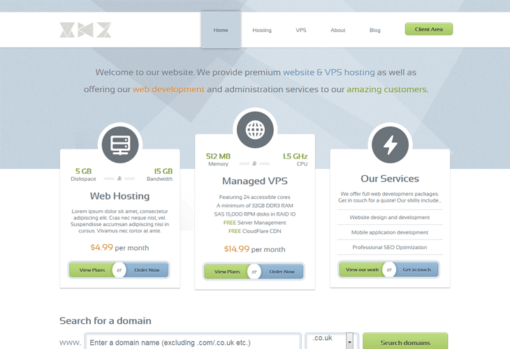 Premium web hosting