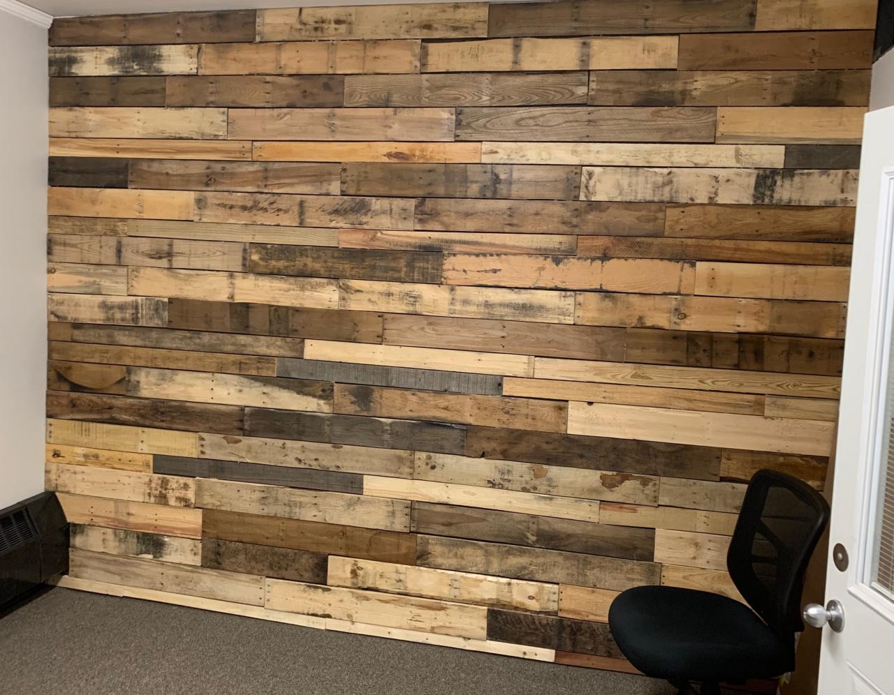 Pallet wall ideas