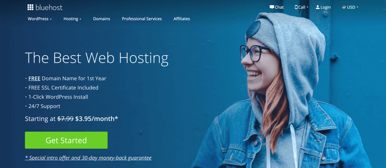 Bluehost web hosting