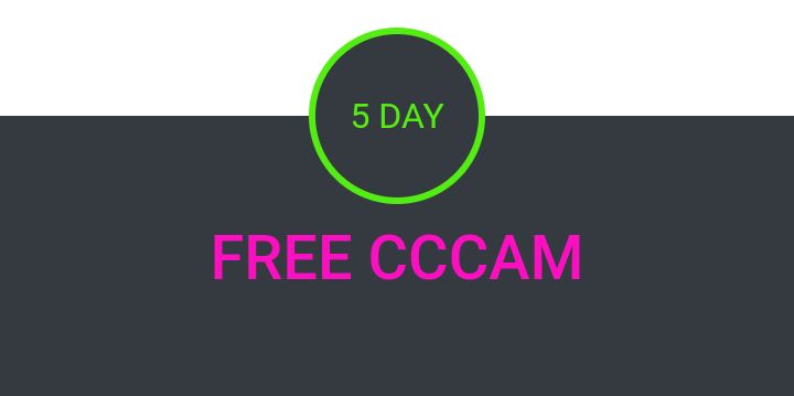 Free cccam 5 days