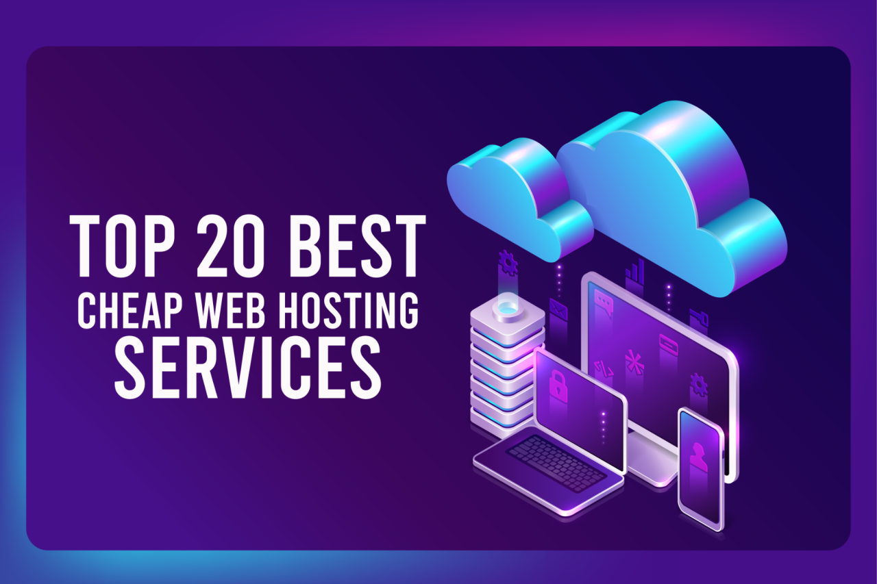 Cheap web hosting services