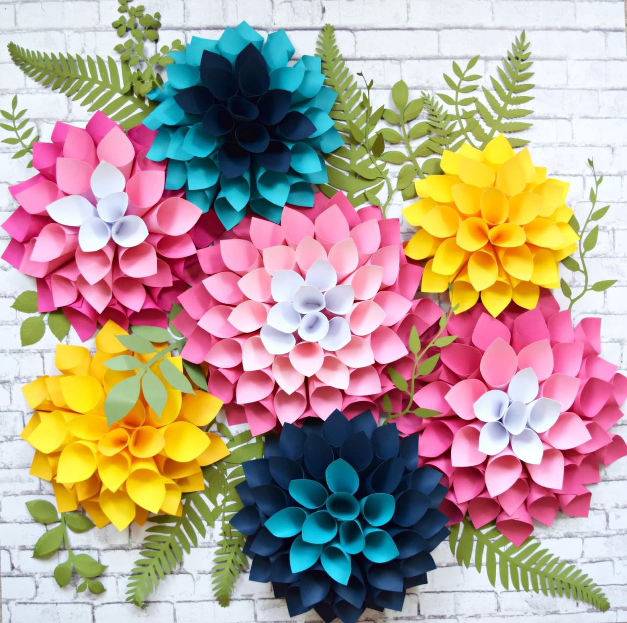 Paper flowers diy