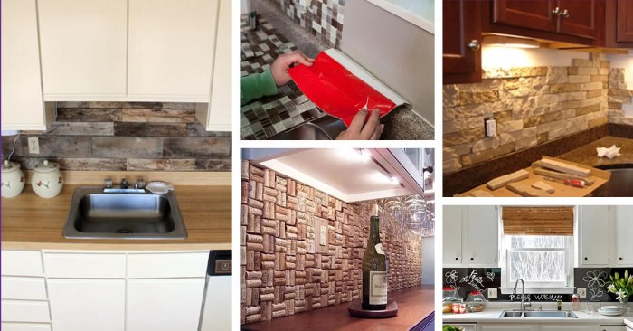 Easy diy backsplash