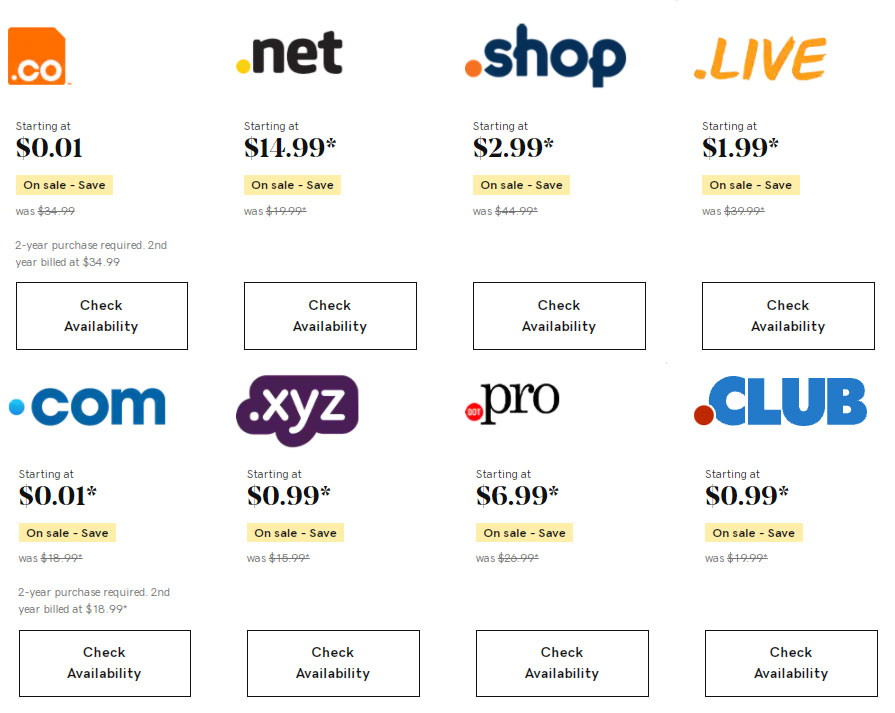 Godaddy hosting prices