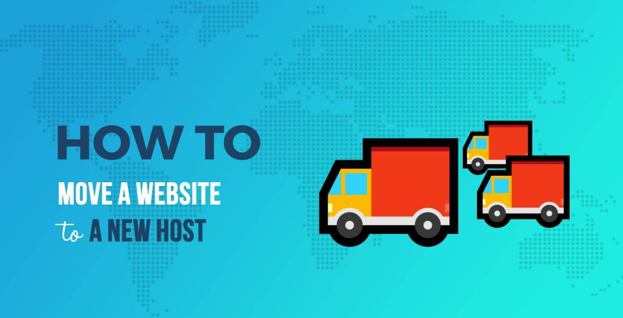 Website hosting provider transfer