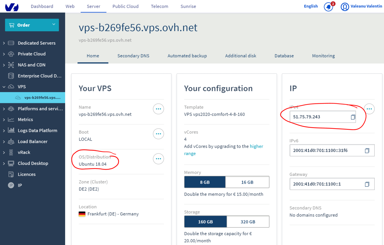 Ovh vps