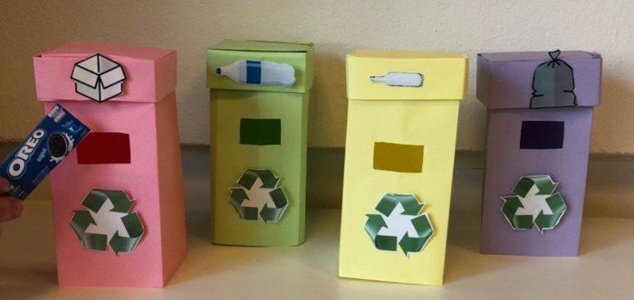 Diy waste bin