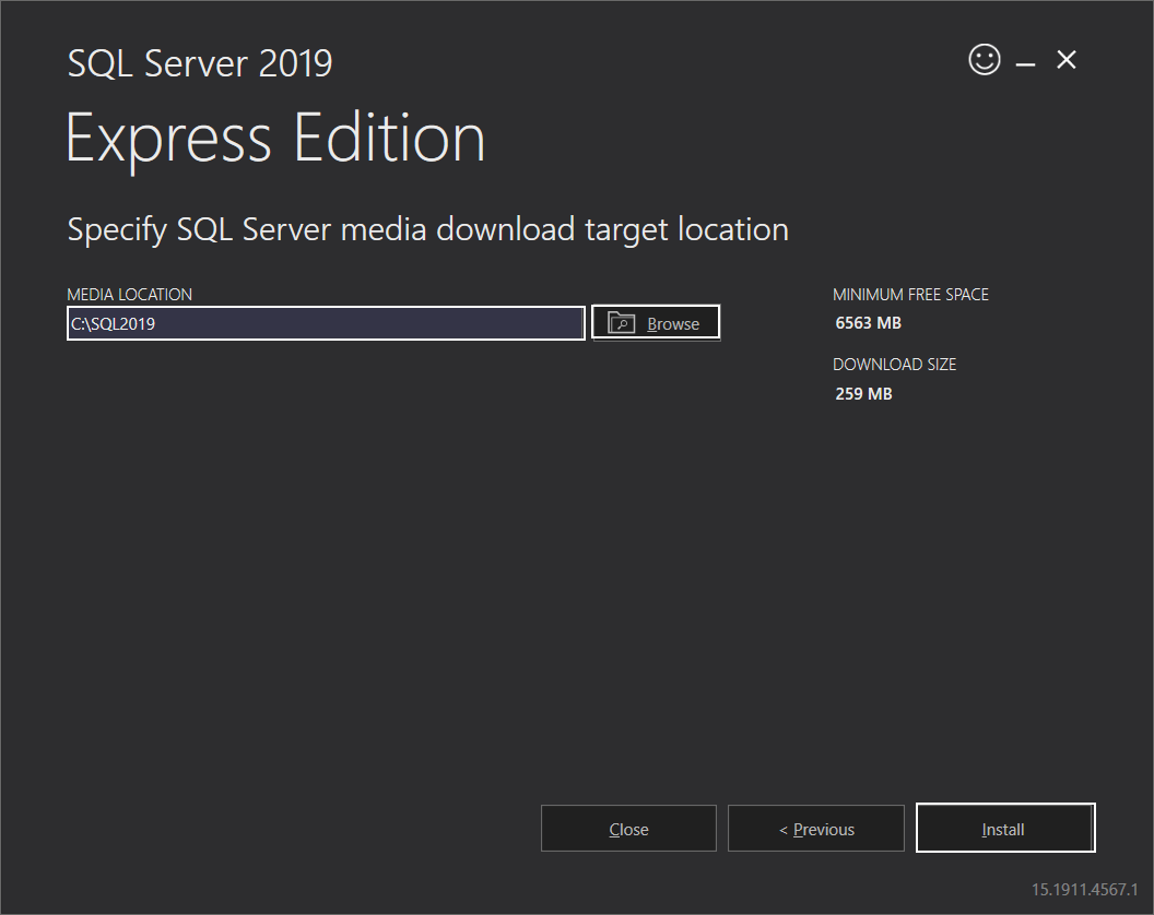 Sql server express download