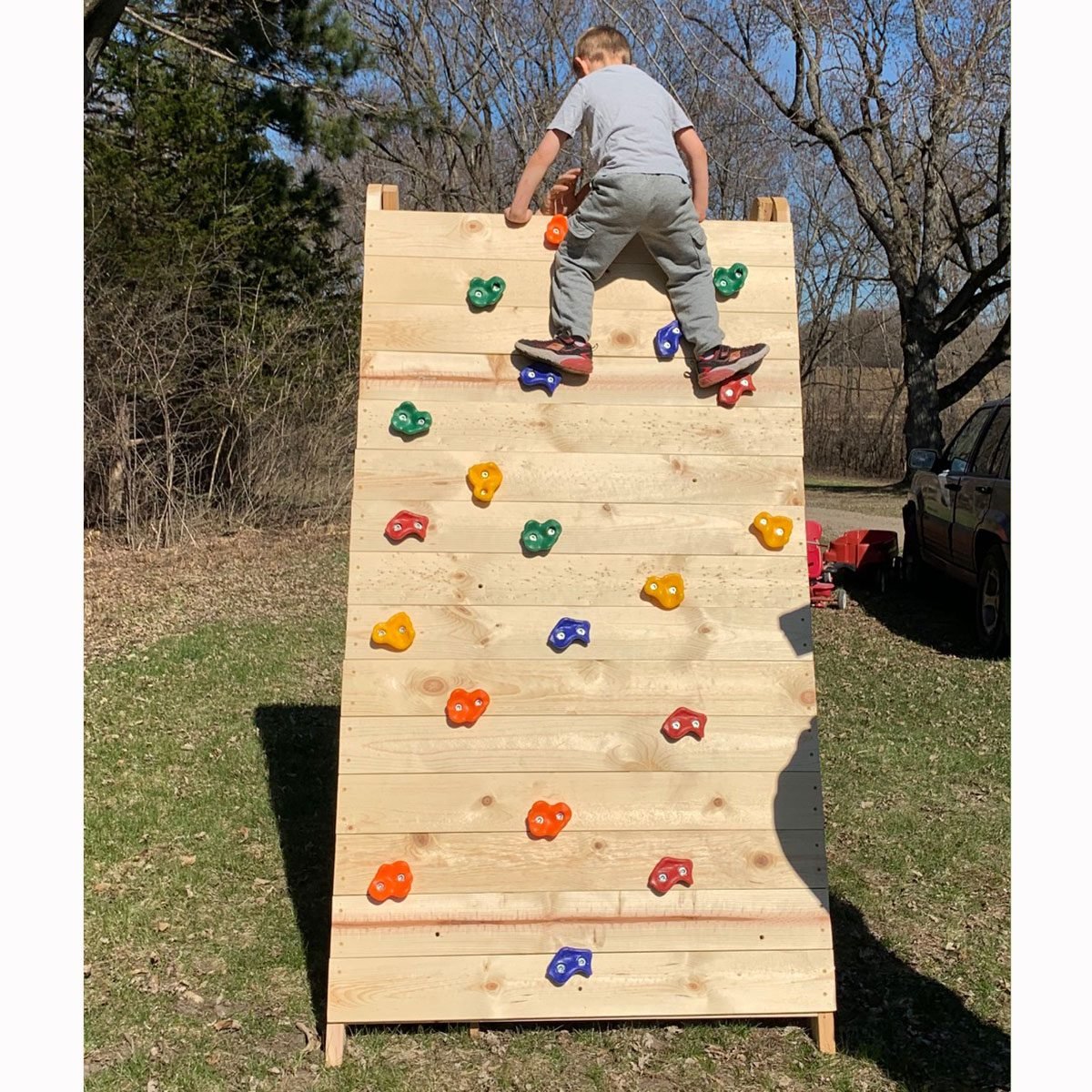 Diy climbing wall