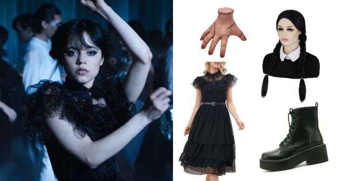 Diy wednesday addams dress